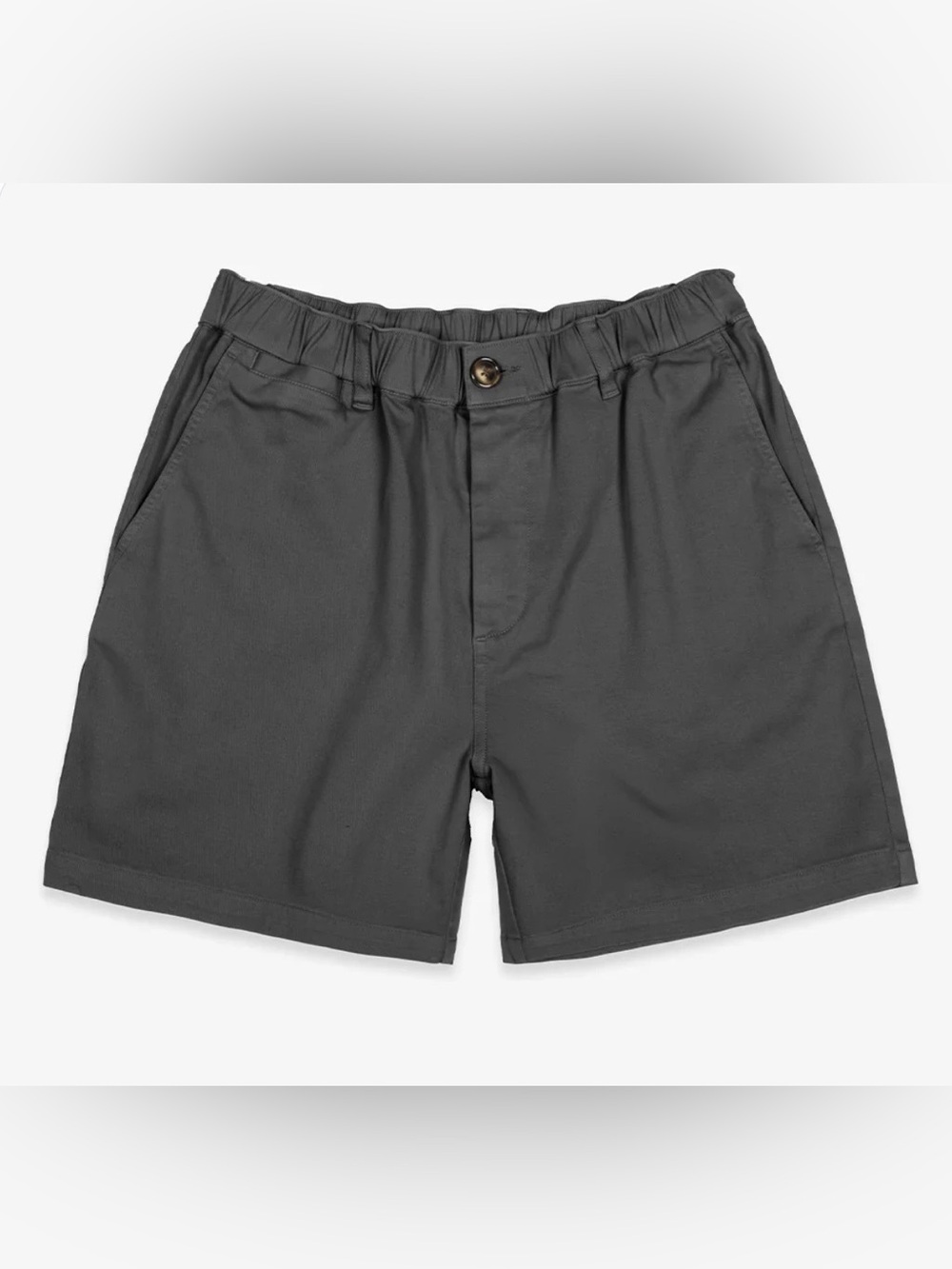 Cove USA Men's Flat-Front Charcoal Shorts
